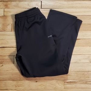Men's Tek Gear drytek black Fleece Lined Athletic Pants, size M